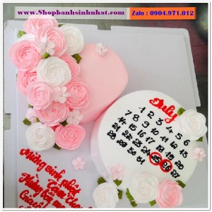 Bánh Sinh Nhật Cuốn Lịch - CL37